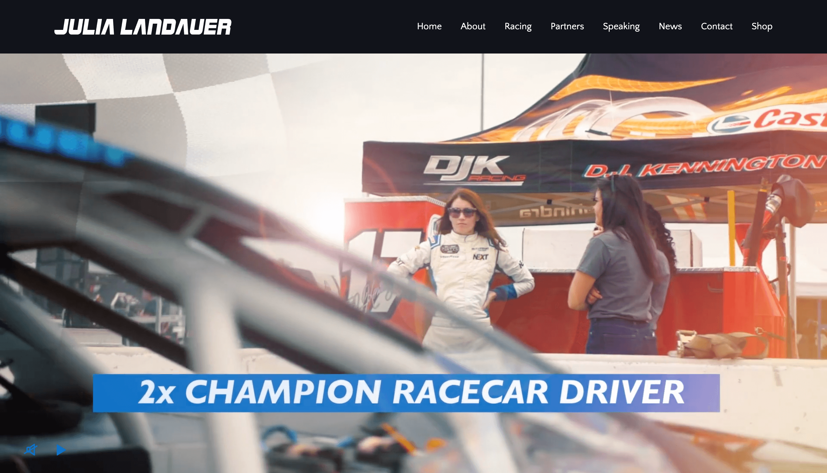 Julia Landauer Racing Hero Image