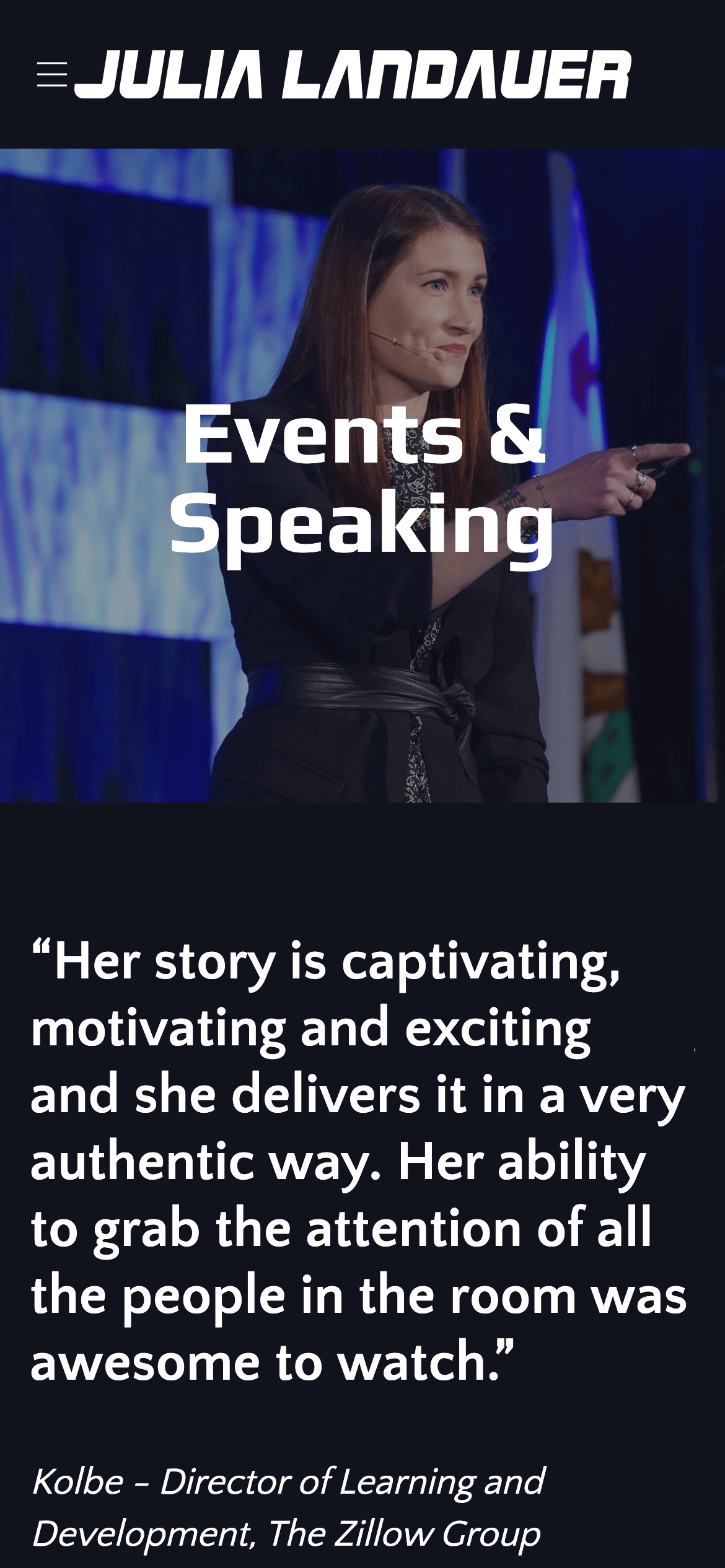 Julia Landauer Racing Showcase Image 