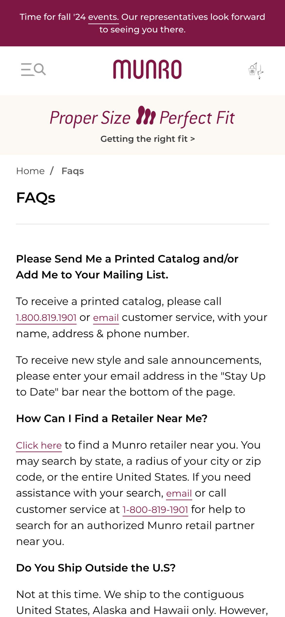 Munro Shoes Showcase Image 